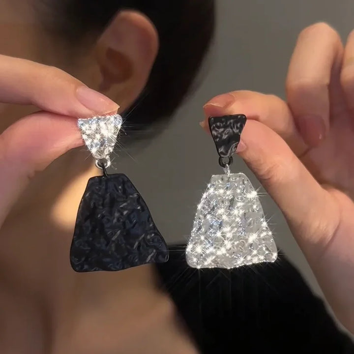 Magma Texture Earrings - Nora-The Livary