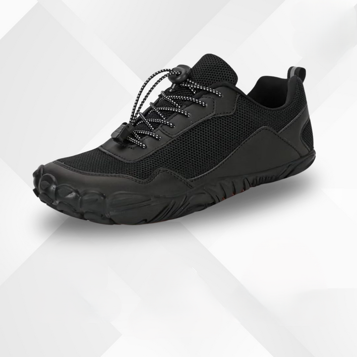 Waterproof orthopaedic barefoot shoes – Lennox-Black-6-The Livary