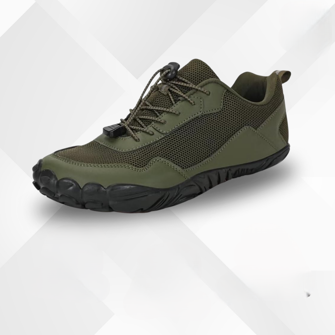 Waterproof orthopaedic barefoot shoes – Lennox-Green-6-The Livary
