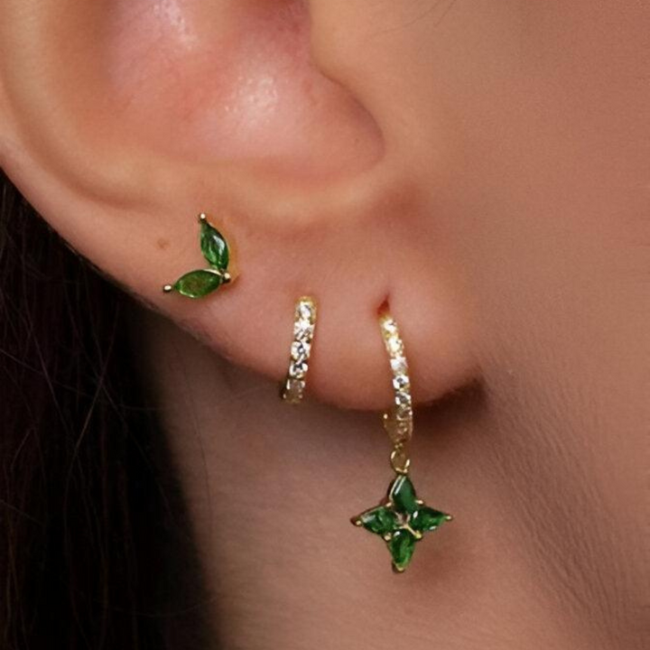 Gold Plated Earring Set - Sophie-The Livary