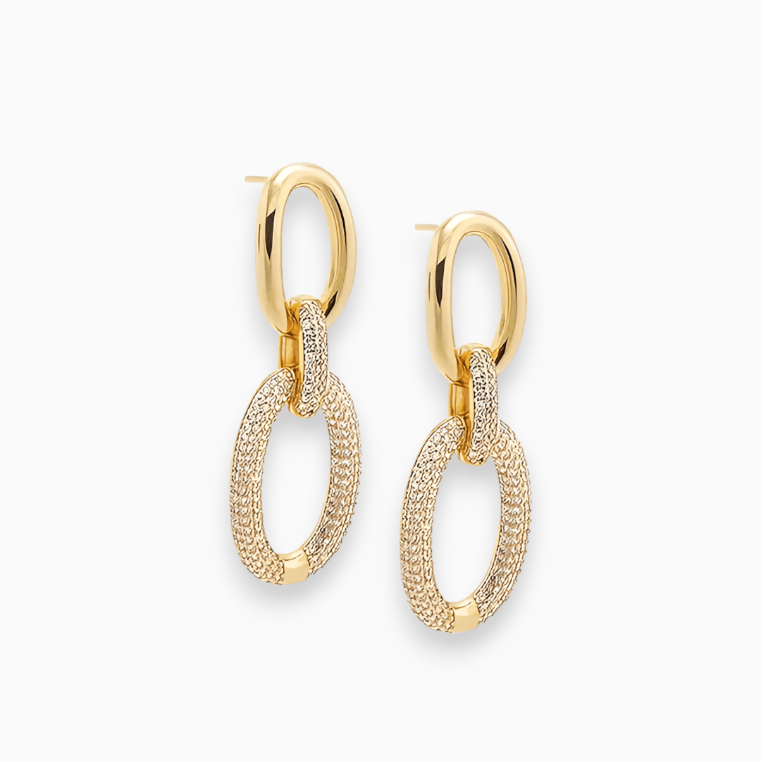 Luxury Sparkling Earrings - Aurora-Gold-The Livary