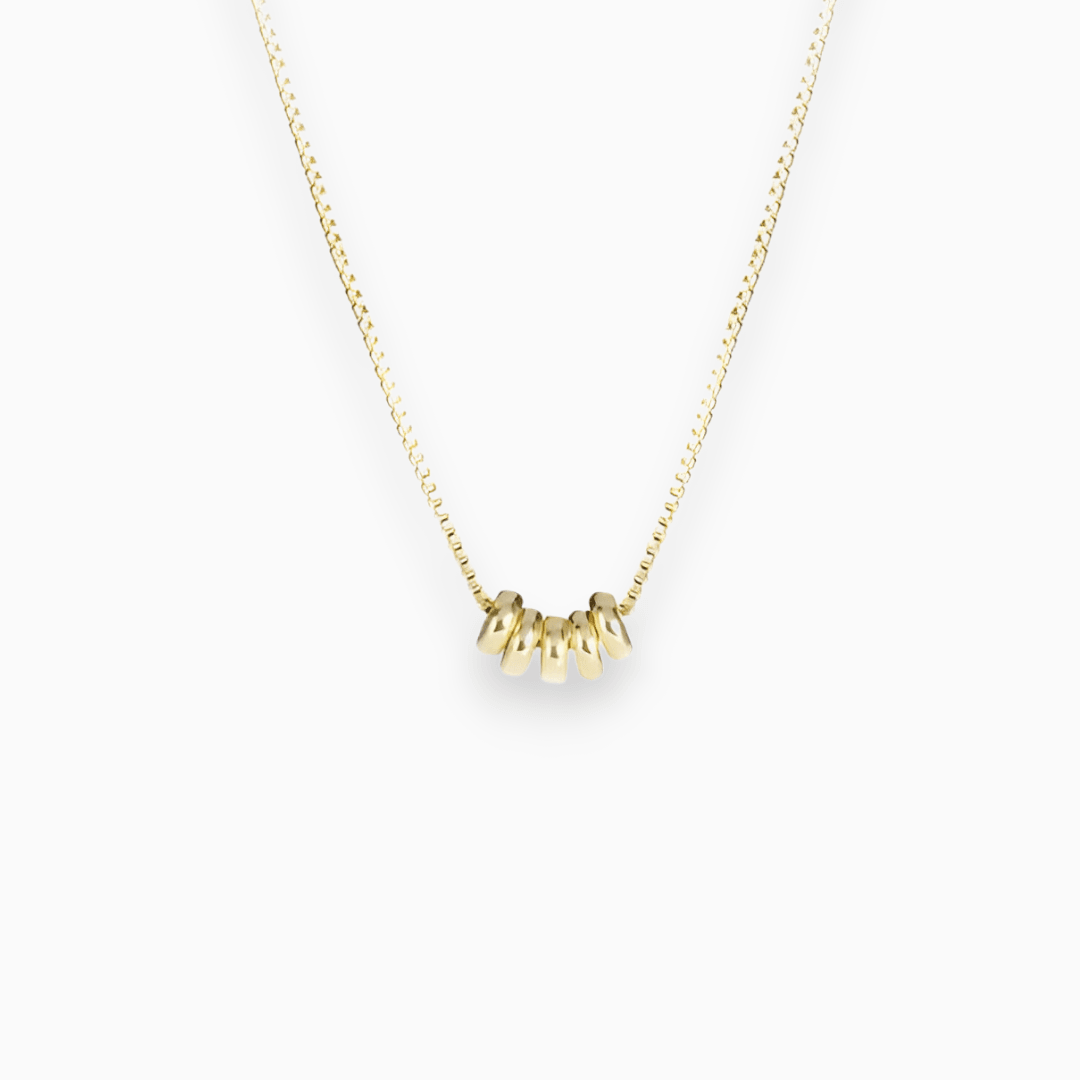 Stylish Charm Necklace - Seraphina-Gold-The Livary