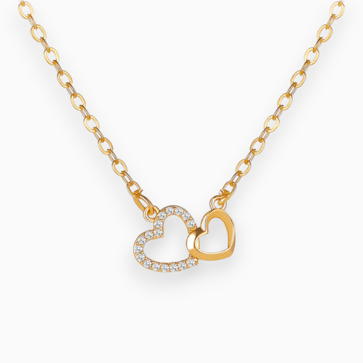 Heavenly Love Connection Necklace - Celestina-Gold-The Livary