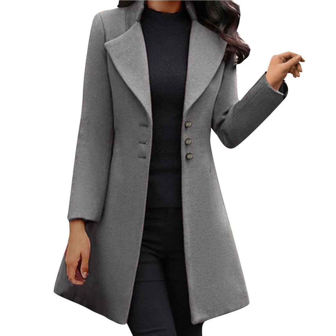 Stylish Italian Ladies' Jacket with Long Sleeves - Sofia-Gray-S-The Livary