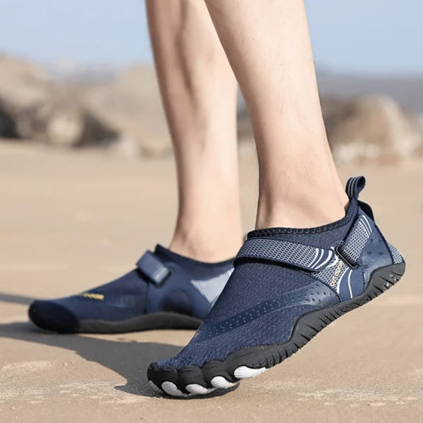 Unisex Barefoot Water Shoes – TrailFlex-Blue-5-The Livary