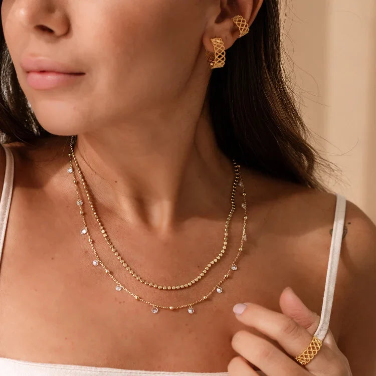 Stylish Earcuff - Lunara-Gold-The Livary