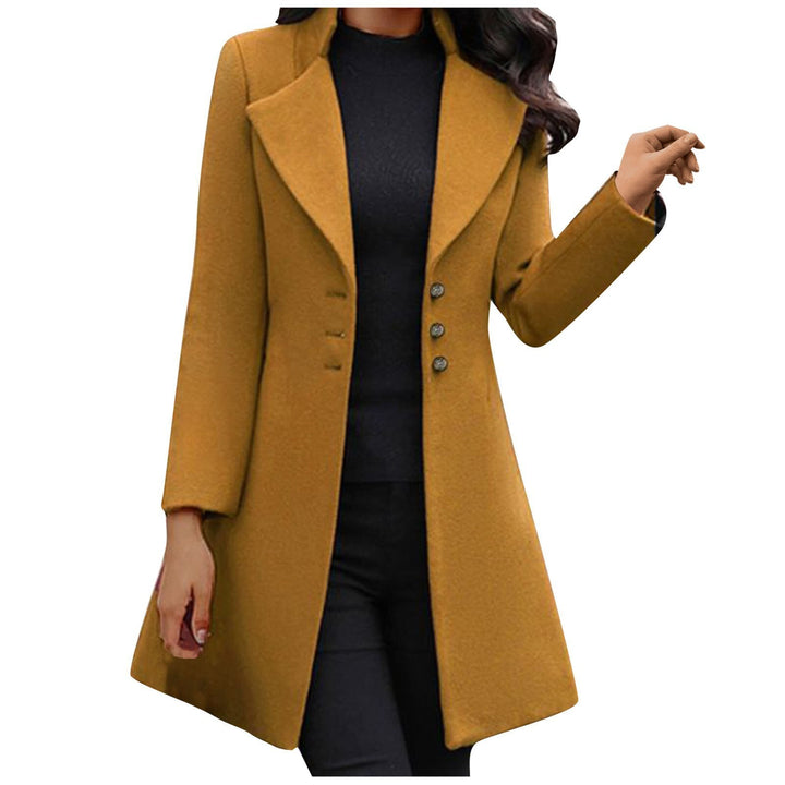 Stylish Italian Ladies' Jacket with Long Sleeves - Sofia-Yellow-S-The Livary