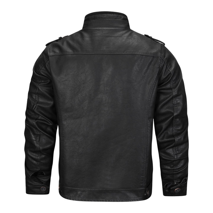 Avan - Stylish Leather Jacket for Men-S-The Livary