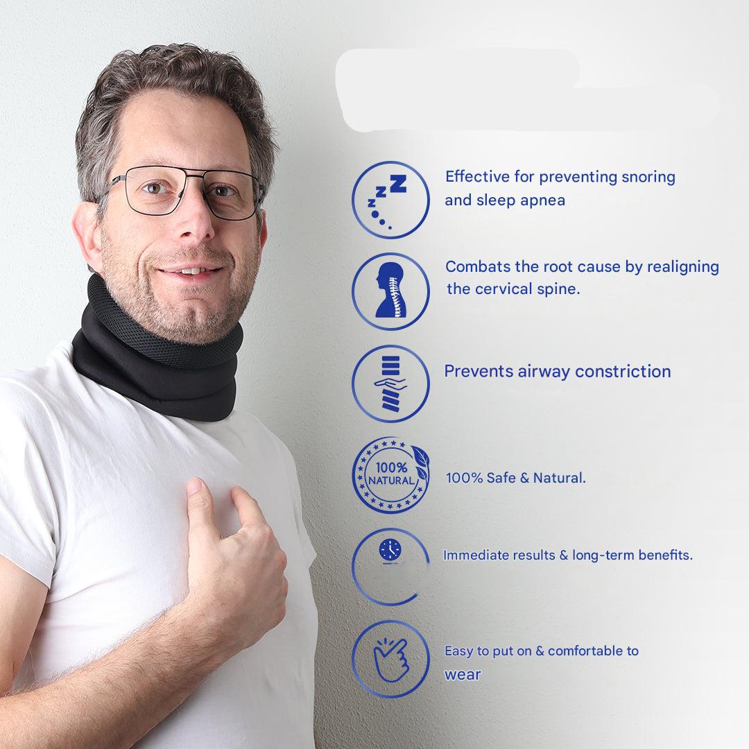 Ergonomic Neck Support Against Snoring – Dormiva-The Livary