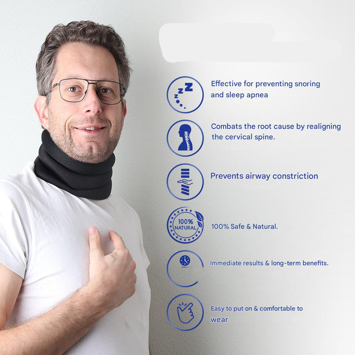 Ergonomic Neck Support Against Snoring – Dormiva-The Livary