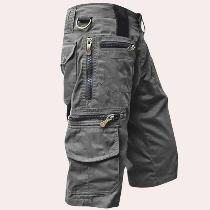 Men's Cargo Shorts for Summer & Leisure - Luca-Gray-XS-The Livary
