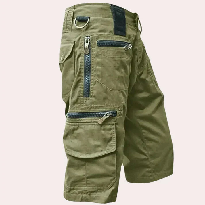 Men's Cargo Shorts for Summer & Leisure - Luca-Light green-XS-The Livary