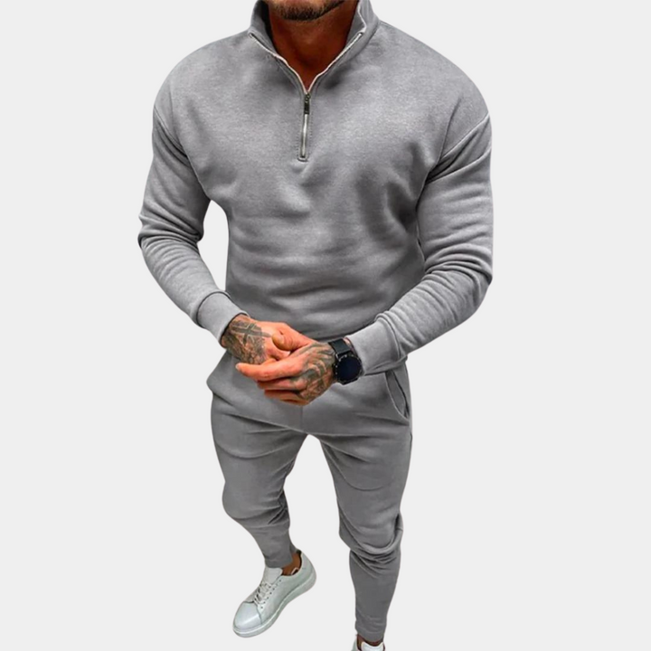 Comfortable and Stylish Tracksuit for Men - Jason-Grey-S-The Livary