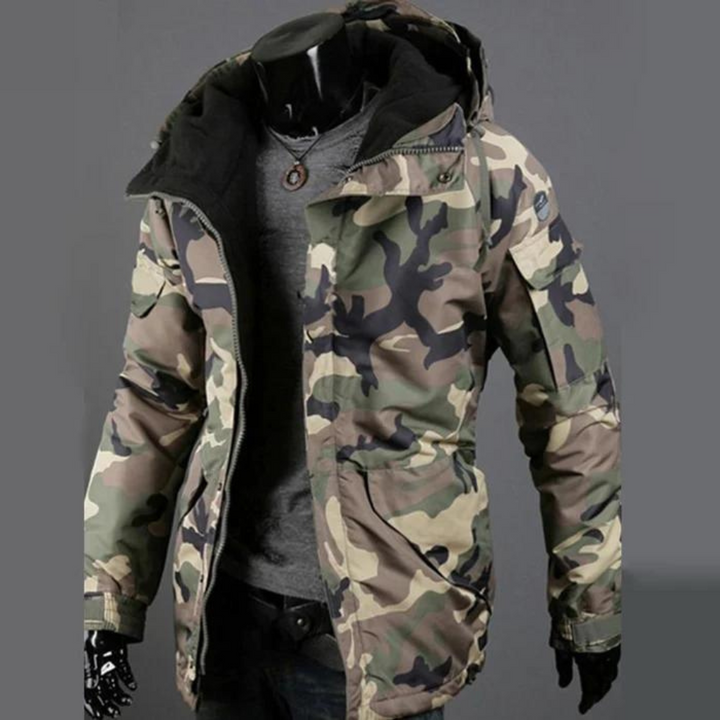 Camouflage Jacket for Men - Rafael-Green-S-The Livary