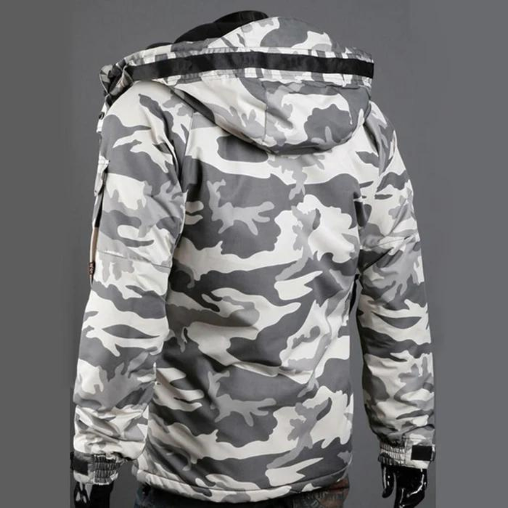 Camouflage Jacket for Men - Rafael-White-S-The Livary