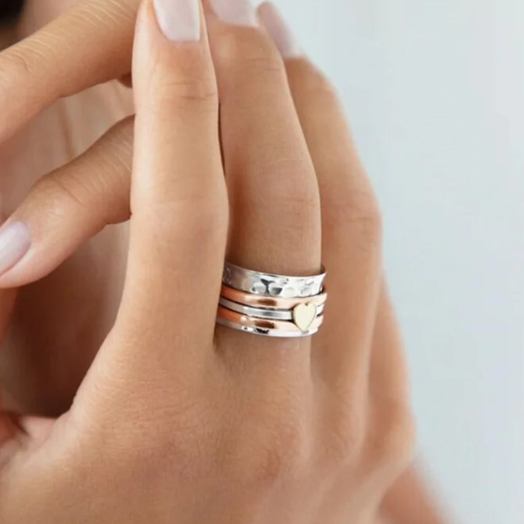 Spinning Heart Ring - Amara-6-The Livary