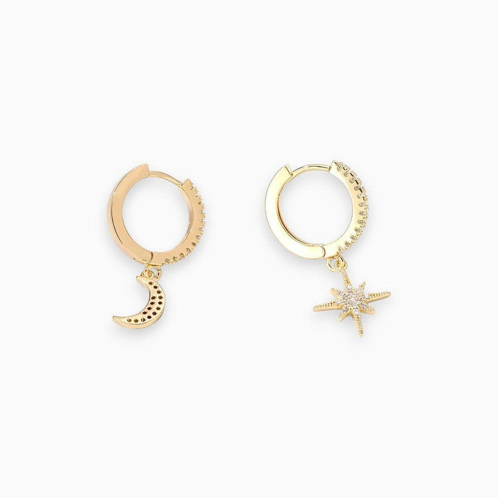 Twilight Sparkle Earrings - Lyra-Gold-The Livary