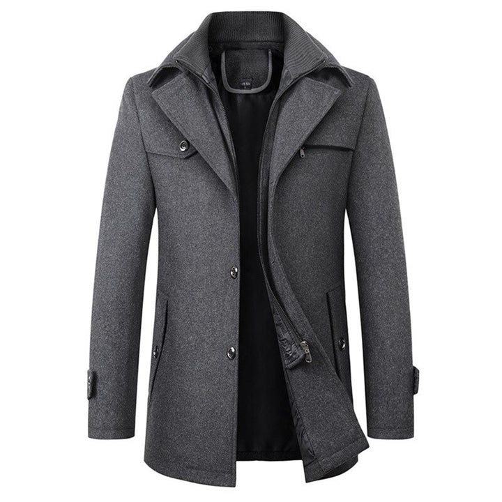 Stylish Men's Winter Coat - Victor-Dark grey-M-The Livary