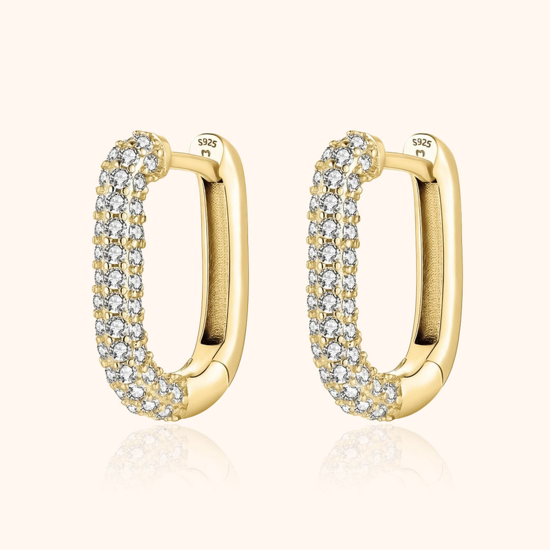 Radiant Earrings - Lucienne-Gold-The Livary