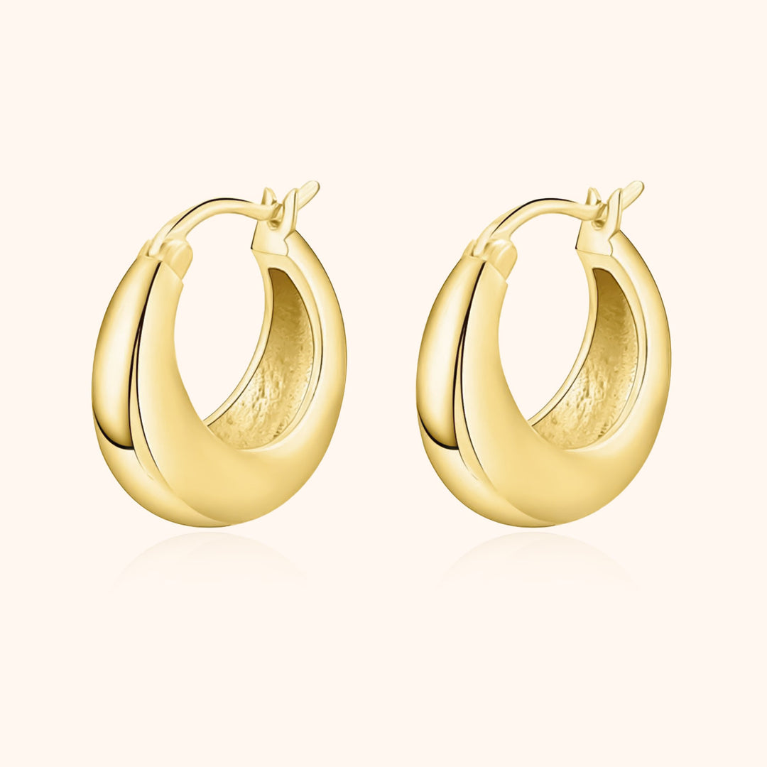 Timeless Earrings - Isolde-Gold-The Livary