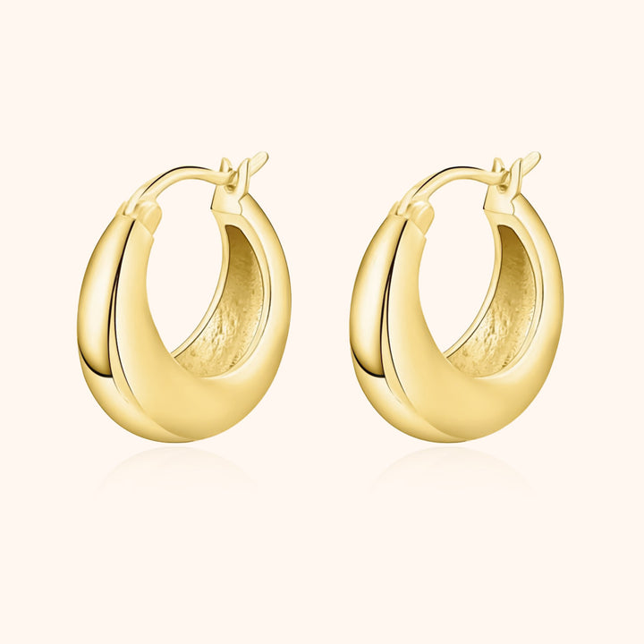Timeless Earrings - Isolde-Gold-The Livary
