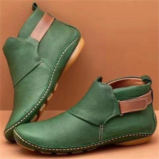 Luxury Orthopaedic Women's Shoes - Liana-Green-3-The Livary