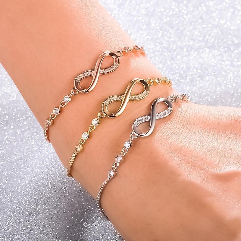 Adjustable Infinity Bracelet - Amaya-Gold-The Livary