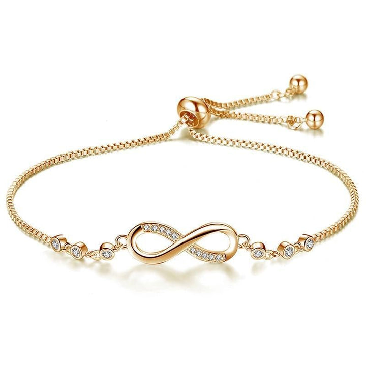 Adjustable Infinity Bracelet - Amaya-Gold-The Livary