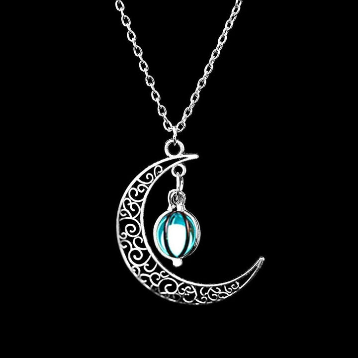 Illuminated Moonlight Necklace - Lunara-The Livary