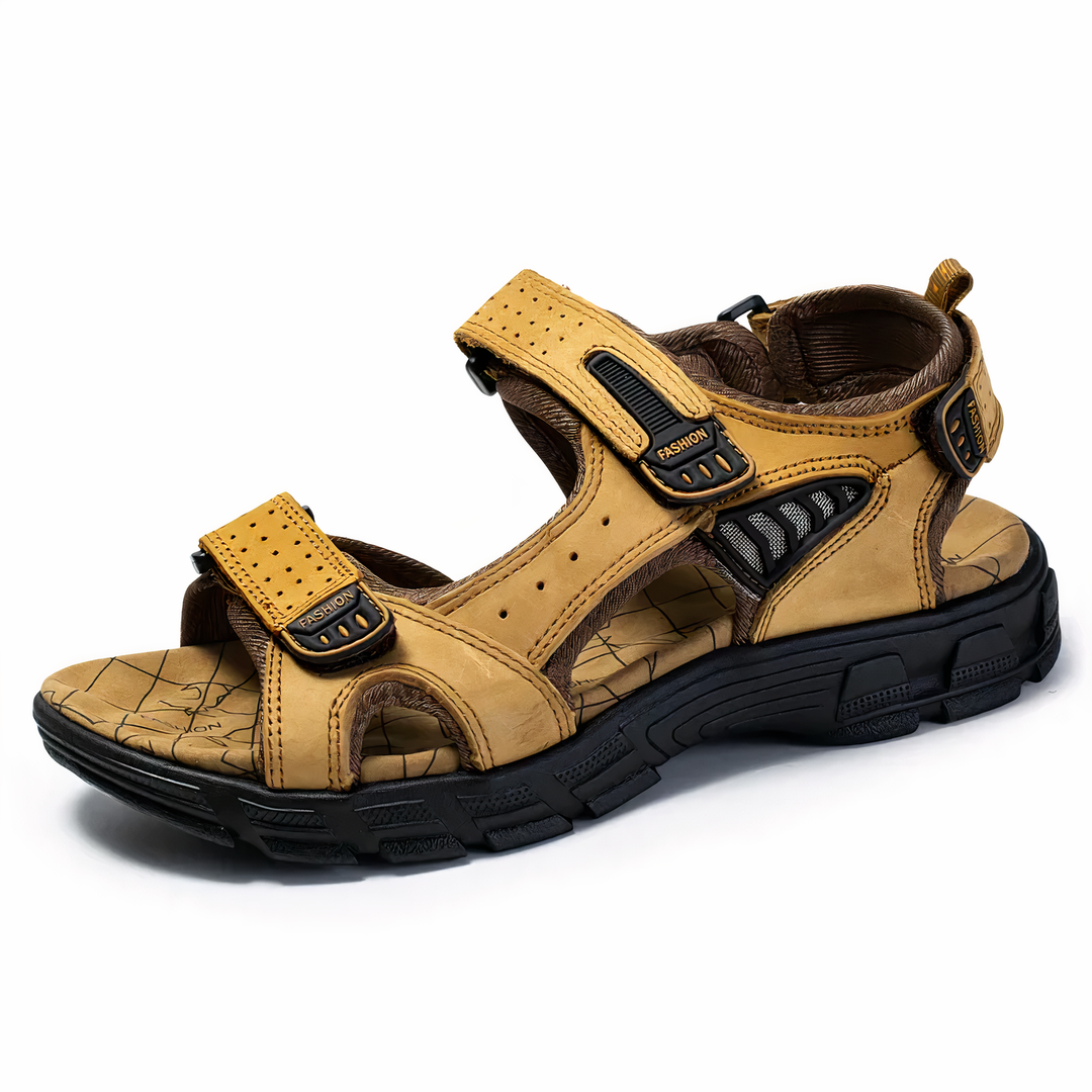 Orthopaedic Men's Sandals - Jules-Brown-7-The Livary