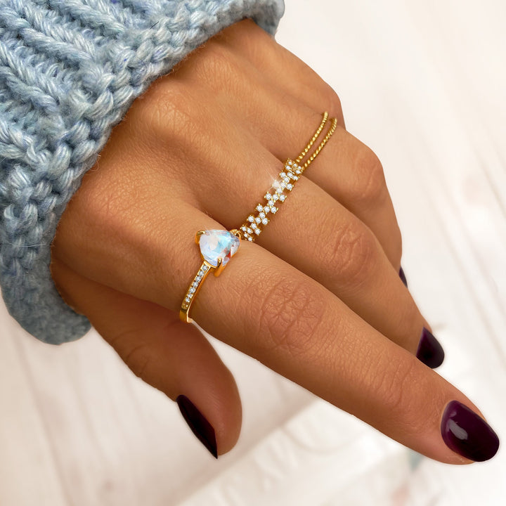Braided Double Ring - Lina-Gold-5-The Livary