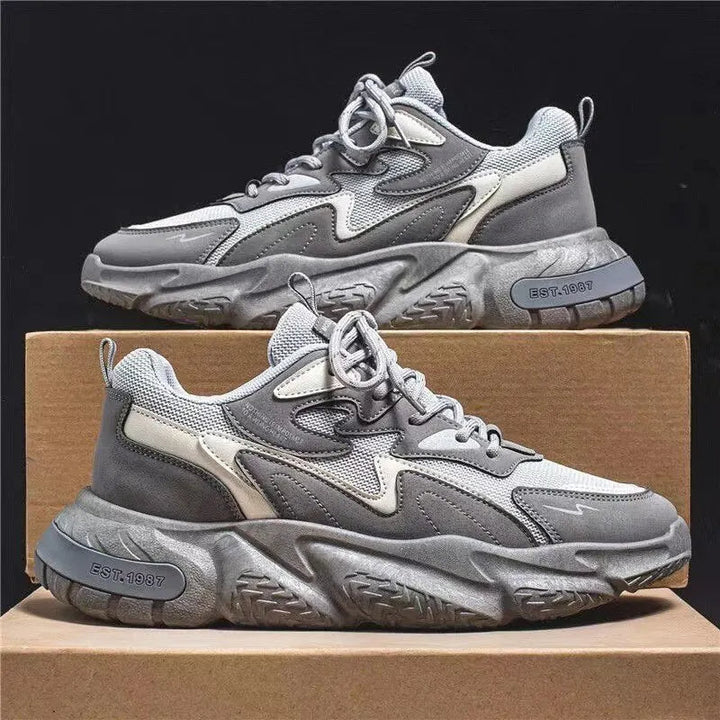 Trendy Lightweight Water-Repellent Hiking Shoes - TrailEase-Grey blue-6-The Livary