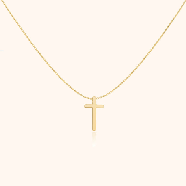 Cross Pendant Chain - Isabella-Gold-The Livary