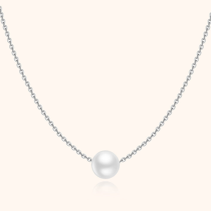 Sea Pearl Necklace - Marie-Silver-The Livary