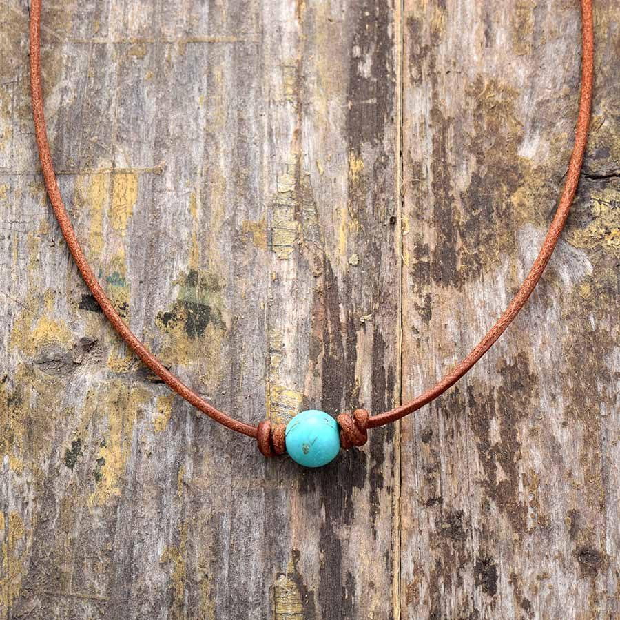 Valuable Turquoise Choker Necklace – Calista-The Livary