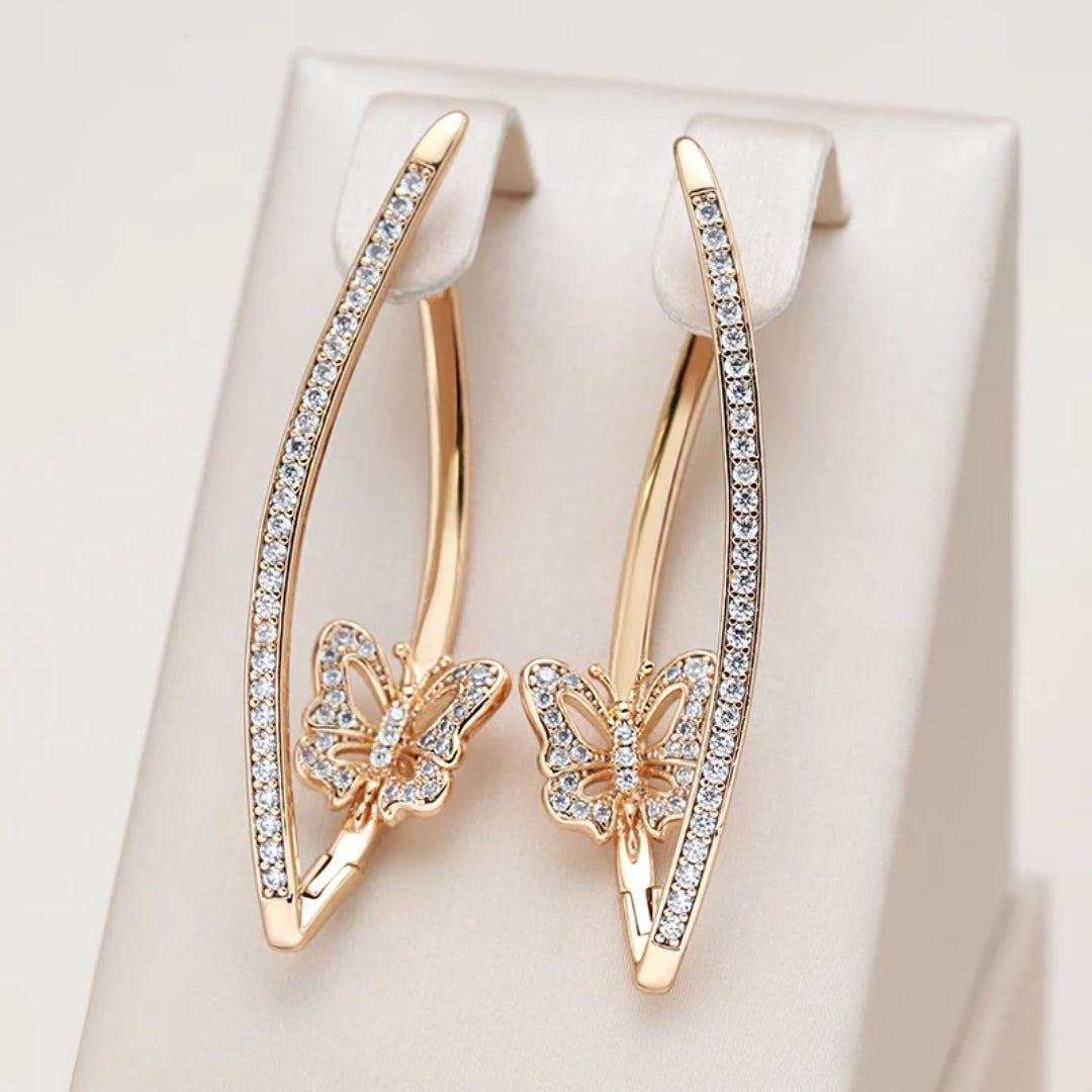 Radiant Butterfly Earrings - Butterfly-The Livary