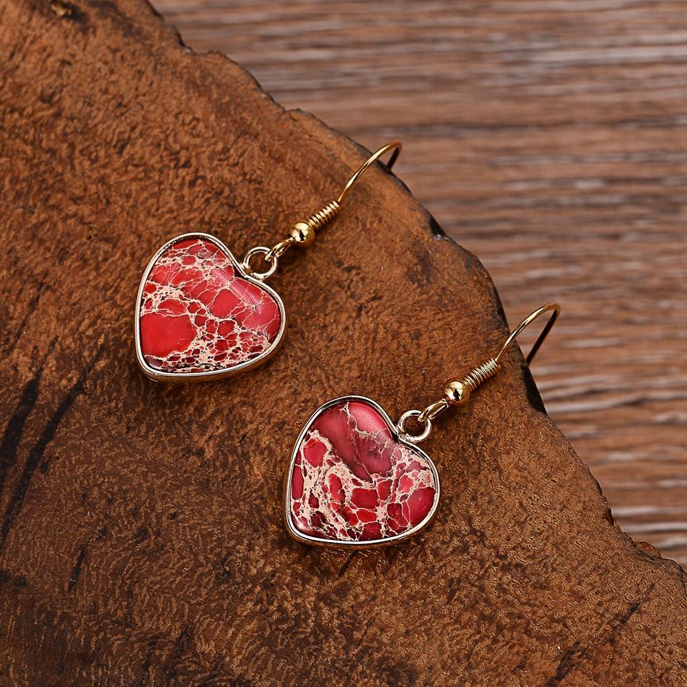 Ruby Essence Jasper Earrings – Sienna-Small-The Livary