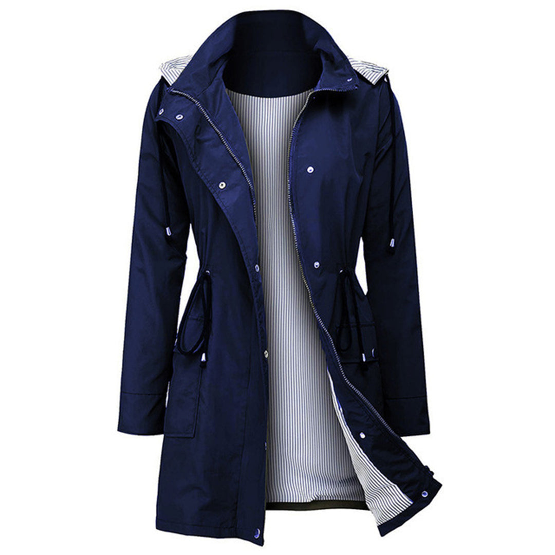 Trendy Ladies Windbreaker - Viviane-Blue-S-The Livary