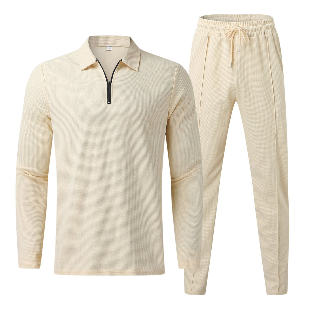 Men's Spring Set of Rayon and Cotton – Milan-Beige-S-The Livary