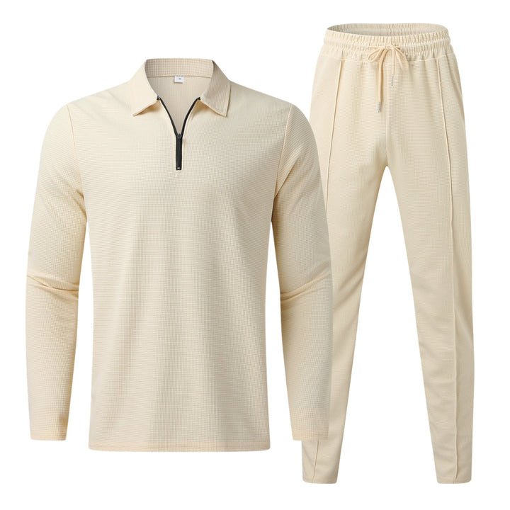 Men's Spring Set of Rayon and Cotton – Milan-Beige-S-The Livary