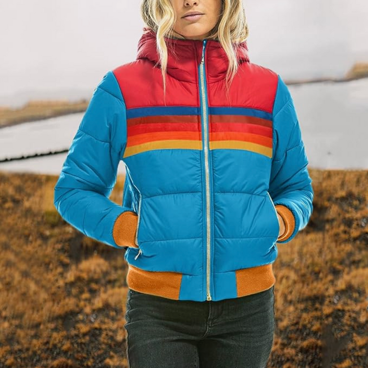 Retro Ladies Parka - Isabella-Blue-XS-The Livary
