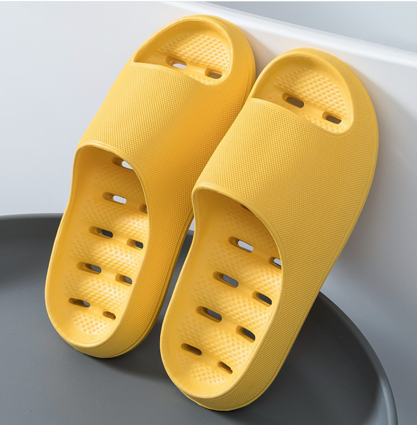 Non-slip & Soft Bathroom Slippers Unisex – Noah-Yellow-3-3.5-The Livary