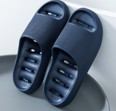 Non-slip & Soft Bathroom Slippers Unisex – Noah-Blue-7.5-8-The Livary