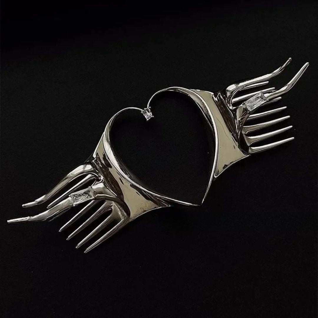 Elf Wing Silver Earring - Elysia-The Livary