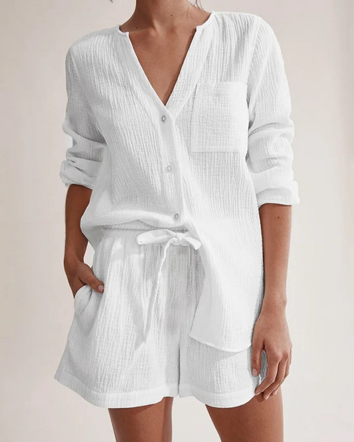 Stylish leisure two-piece for women – Nia-S-The Livary