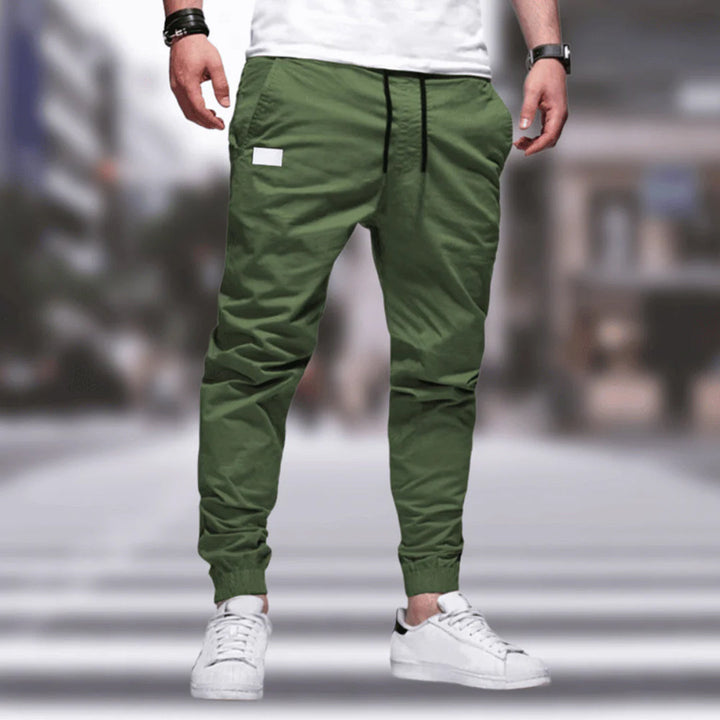 Stylish Men's Cargo Trousers - Ragnar-Green-M-The Livary