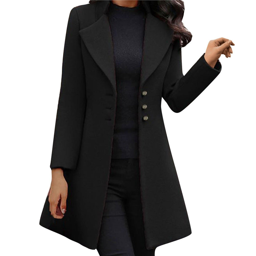 Stylish Italian Ladies' Jacket with Long Sleeves - Sofia-Black-S-The Livary