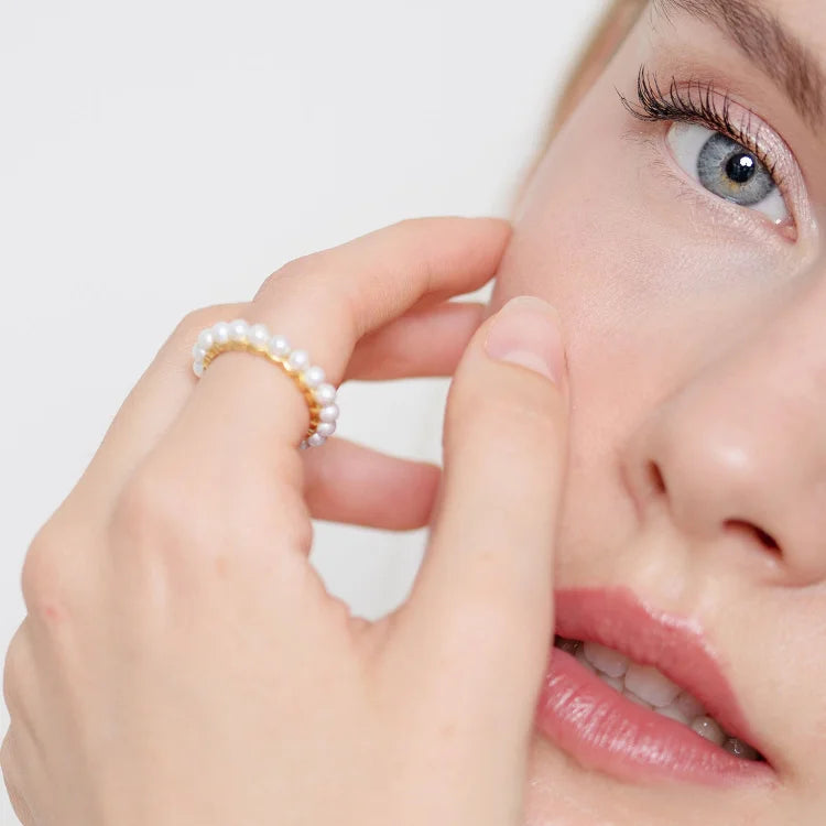 Pearl Ring of Refinement - Amaris-Gold-5-The Livary