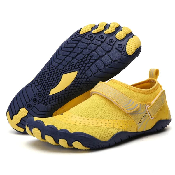 Unisex Barefoot Water Shoes – TrailFlex-Yellow-5-The Livary
