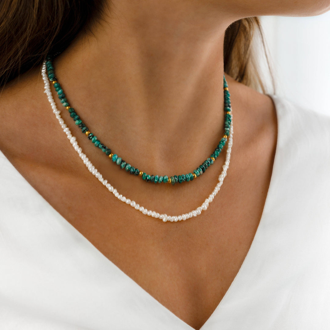 Refreshing Jade Necklace - Maya-The Livary
